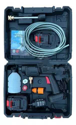 Hidrolavadora Portátil 48V con 2 Baterías | Alta Presión 464 PSI